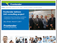 Tablet Screenshot of frontender.com